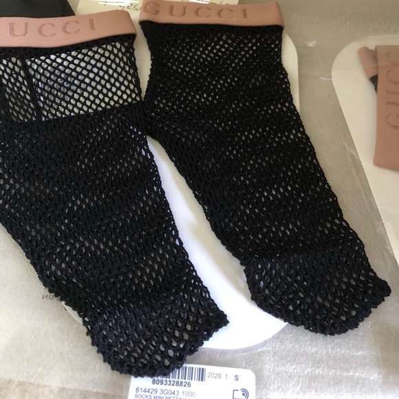 gucci fishnet socks